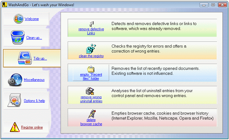 WashAndGo Screenshot